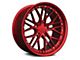 XXR 571 Candy Red Wheel; 18x8.5 (15-23 Mustang EcoBoost w/o Performance Pack, V6)