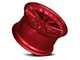XXR 571 Candy Red Wheel; Rear Only; 20x10.5 (15-23 Mustang GT, EcoBoost, V6)