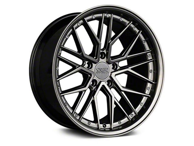 XXR 571 Chromium Black Wheel; 18x8.5 (15-23 Mustang EcoBoost w/o Performance Pack, V6)