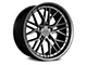 XXR 571 Chromium Black Wheel; 18x8.5 (15-23 Mustang EcoBoost w/o Performance Pack, V6)