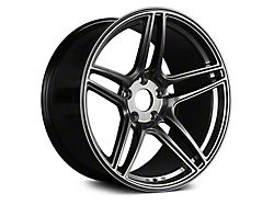 XXR 572 Chromium Black Wheel; 18x8.5 (15-23 Mustang EcoBoost w/o Performance Pack, V6)