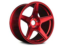 XXR 575 Candy Red Wheel; 18x8.5 (15-23 Mustang EcoBoost w/o Performance Pack, V6)