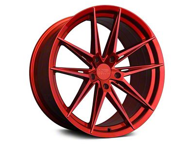577 Candy Red Wheel; 18x8.5; 35mm Offset (15-23 Mustang EcoBoost w/o Performance Pack, V6)