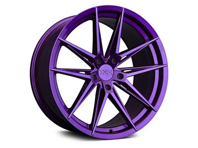 XXR 577 Purple Wheel; 18x8.5 (15-23 Mustang EcoBoost w/o Performance Pack, V6)