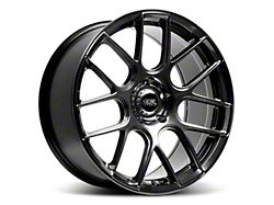 XXR 580 Chromium Black Wheel; 18x8.5 (2024 Mustang EcoBoost w/o Performance Pack)