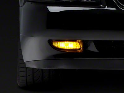 Raxiom Fog Lights; Yellow (99-04 Mustang, Excluding Cobra)