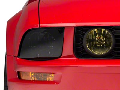 SEC10 Fog Light Tint; Yellow (05-12 Mustang GT)