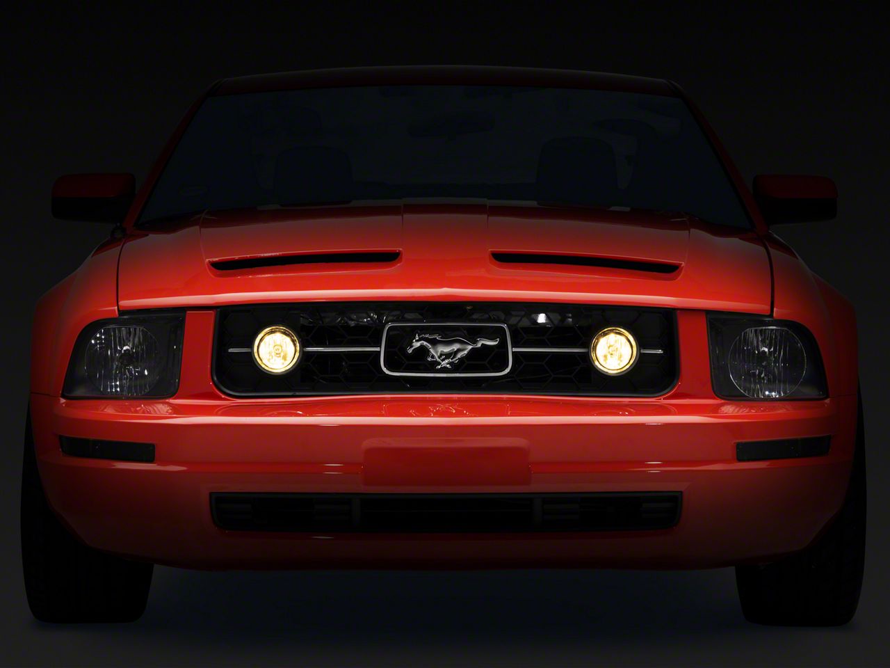 SEC10 Mustang Fog Light Tint; Yellow 26261 (05-09 Mustang V6 w