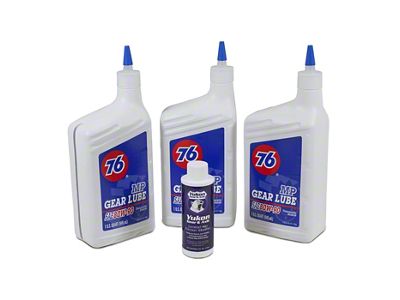 Yukon Gear Differential Oil; 4-Quart Redline Synthetic Shock Proof Oil; 75W250 (10-18 Camaro)