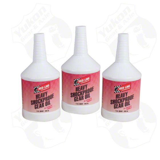 Yukon Gear Charger Differential Oil; 3-Quart Redline Synthetic