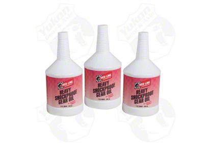 Yukon Gear Differential Oil; 3-Quart Redline Synthetic Shock Proof Oil; 75W250 (06-18 Charger)