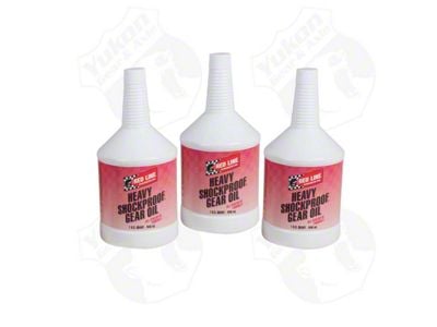 Yukon Gear Differential Oil; 3-Quart Redline Synthetic Shock Proof Oil; 75W250 (06-18 Charger)