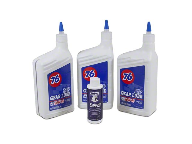 Yukon Gear Differential Oil; 4-Quart Redline Synthetic Shock Proof Oil; 75W250 (06-18 Charger)