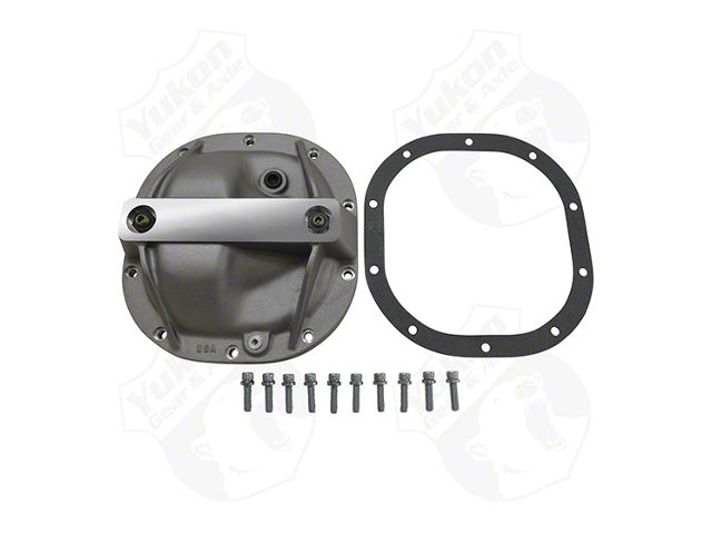 Yukon Gear Differential Cover; Rear; Ford 8.80-Inch; 3.25-Inch Outside Diameter Pinion Bearing; Aluminum (79-14 Mustang)