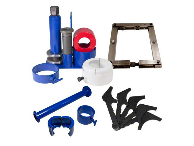 Yukon Gear Differential Pinion Setting Tool; Yukon Installer Tool Package, Includes Carrier Bearing Puller, Axle Bearing Puller, Housing Spreader and Multi-Shim Driver (79-18 Mustang)