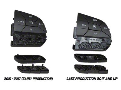 ZAutomotive Aux Buttons; Style A (03/15-17.5 Challenger)