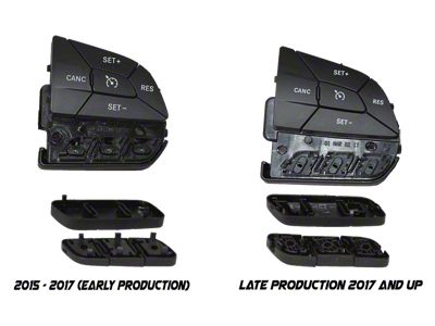ZAutomotive Aux Buttons; Style A (03/15-17.5 Charger)
