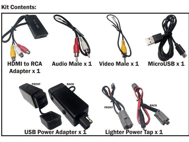 ZAutomotive HDMI AV Kit (15-17 Charger)