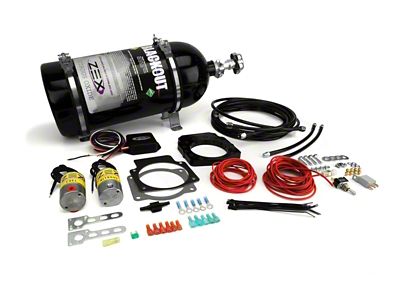 ZEX Perimeter Plate Nitrous System with Black Bottle; Cable-Driven Throttle (98-02 5.7L Camaro)