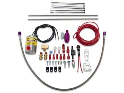 ZEX Nitrous Dual Outlet Purge Kit; -4AN (Universal; Some Adaptation May Be Required)