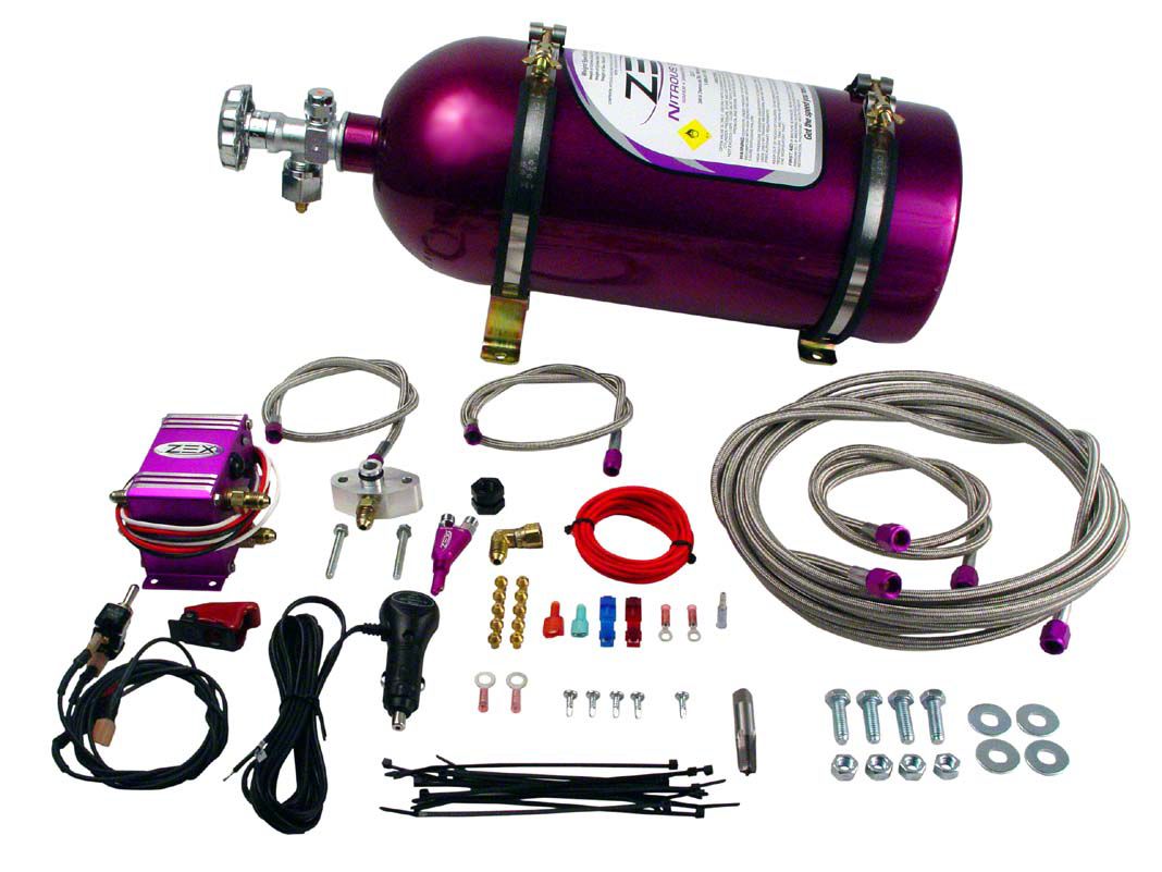 ZEX Mustang Wet Injected Nitrous System with Purple Bottle 82034 (0510