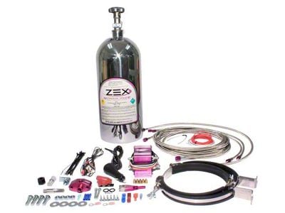 ZEX Wet Injected Nitrous System with Polished Bottle (05-10 Mustang GT)