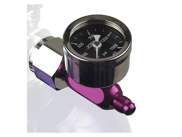 ZEX Nitrous Bottle Pressure Gauge; -4AN (Universal; Some Adaptation May Be Required)