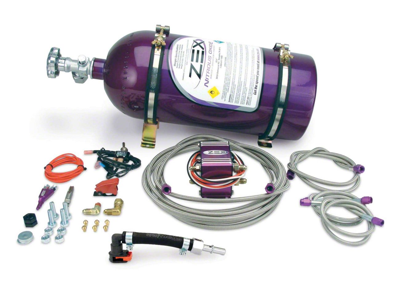 ZEX Challenger Wet Injected Nitrous System with Purple Bottle