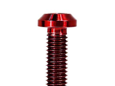 ZSPEC Design Stage 2 Dress Up Bolts Fastener Kit; Titanium; Red (16-24 Camaro LT1, SS)