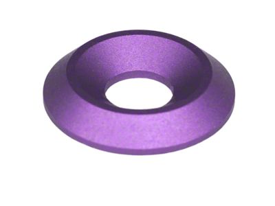 ZSPEC Design Fenders, Bumper and Hood Latch Bolt Kit; Stainless and Billet; Matte Purple (87-93 Mustang)