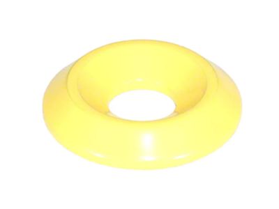 ZSPEC Design Stage 2 Dress Up Bolts Fastener Kit; Stainless and Billet; Gloss Yellow (87-93 5.0L Mustang)