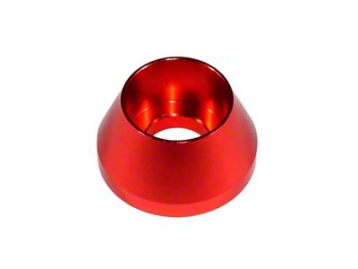 ZSPEC Design Throttle Body Fastener Kit; Stainless and Billet; Gloss Red (05-24 V8 Mustang)