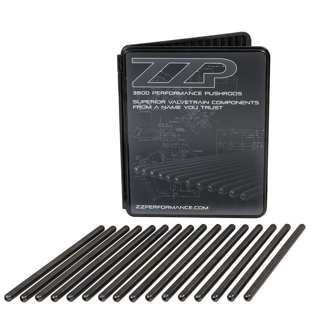 ZZPerformance Universal AM GM LSX 5/16-Inch Custom Pushrods; 7.425-Inch ...