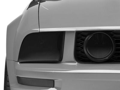 SpeedForm Headlight Covers; Smoked (05-09 Mustang GT, V6)