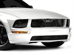 SpeedForm Modern Billet Retro Upper Grille; Black (05-09 Mustang GT)
