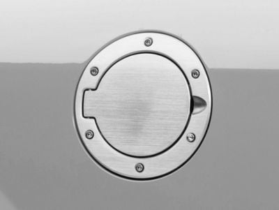 SpeedForm Bullitt Style Fuel Door; Brushed (05-09 Mustang)