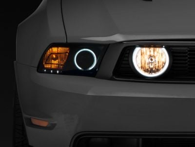 Raxiom LED Halo Fog Lights; Chrome (05-12 Mustang GT)