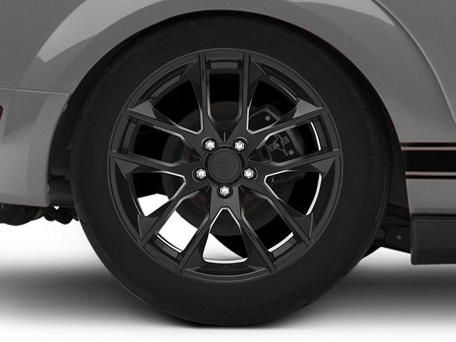 Magnetic Style Gloss Black Wheel; Rear Only; 19x10 (05-09 Mustang)