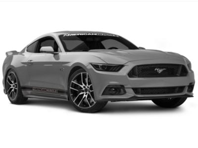 Mustang Magnetic Style Gloss Black Machined Wheel; 20x8.5