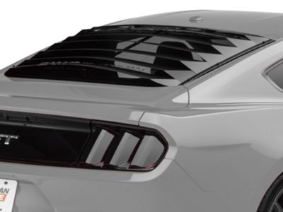 SpeedForm Aluminum Rear Window Louvers (15-24 Mustang Fastback)