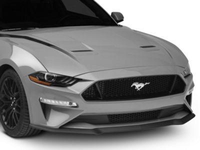 SEC10 Hood Accent Decal; Gloss Black (18-23 Mustang GT, EcoBoost)