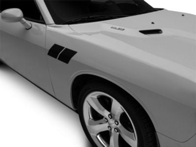 SEC10 Hash Marks; Matte Black; Pair (08-23 Challenger)