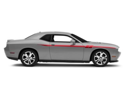SEC10 Challenger Side Stripes with Hash Marks; Red CH3141 SEC10 Challenger Side Stripes with Hash Marks; Red CH3141