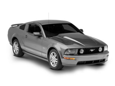 Anderson Composites Mustang 2.50-Inch Cowl Hood; Carbon