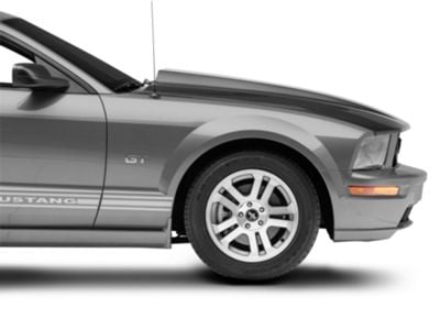 Anderson Composites Mustang 2.50-Inch Cowl Hood; Carbon