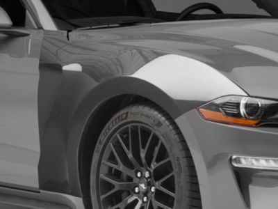 Anderson Composites Type-GR GT350 Style Front Fenders; Carbon Fiber (18-23 Mustang GT, EcoBoost)