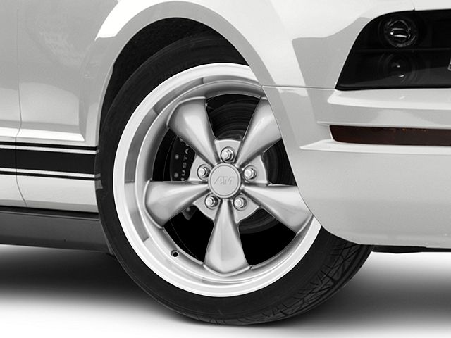 Deep Dish Bullitt Anthracite Wheel; 18x9 (05-09 Mustang GT, V6)