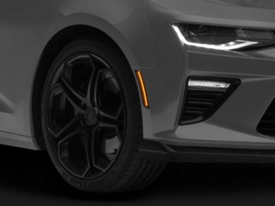 Raxiom Axial Series LED Front and Rear Side Markers; Smoked (16-24 Camaro)