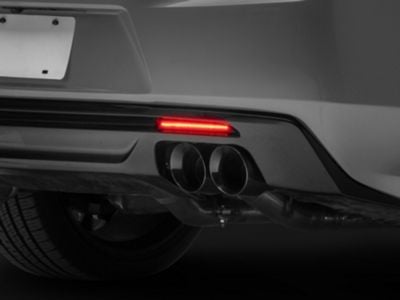 Raxiom Axial Series LED Rear Diffuser Marker Lights; Smoked (16-18 Camaro)