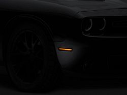 Raxiom Axial Series LED Side Marker Lights; Smoked (15-23 Challenger, Excluding Widebody)